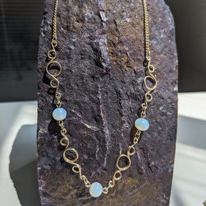 Sarah Coventry Iridescent Pearl Necklace